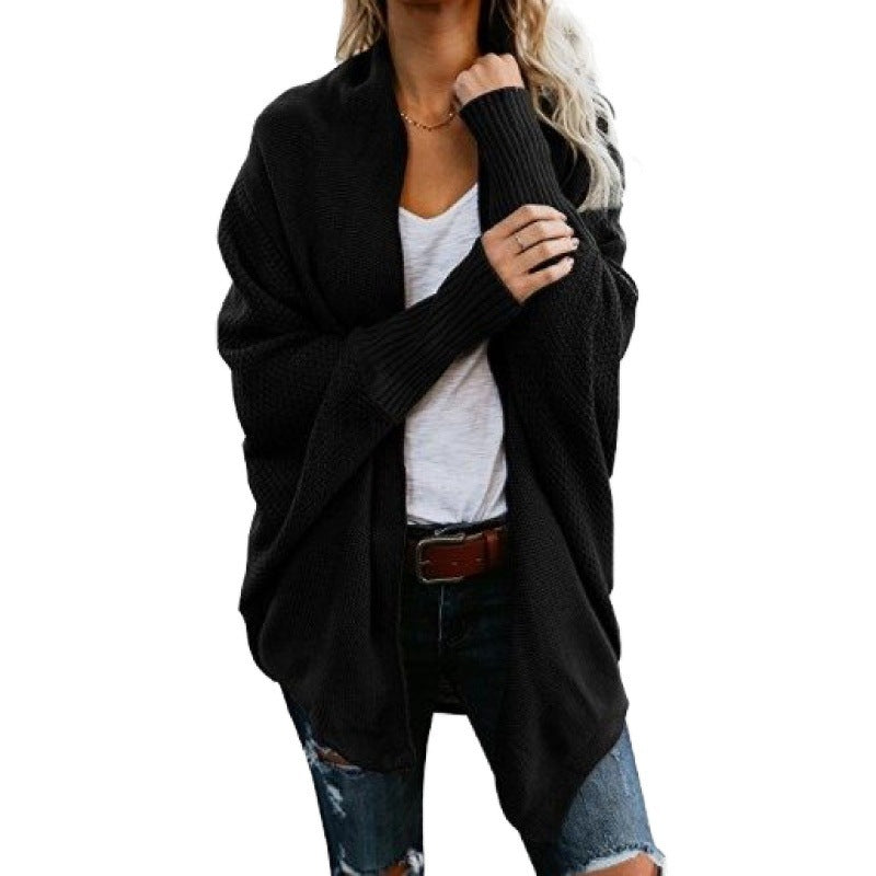 Women's New European And America Large Size Knitted Cardigan